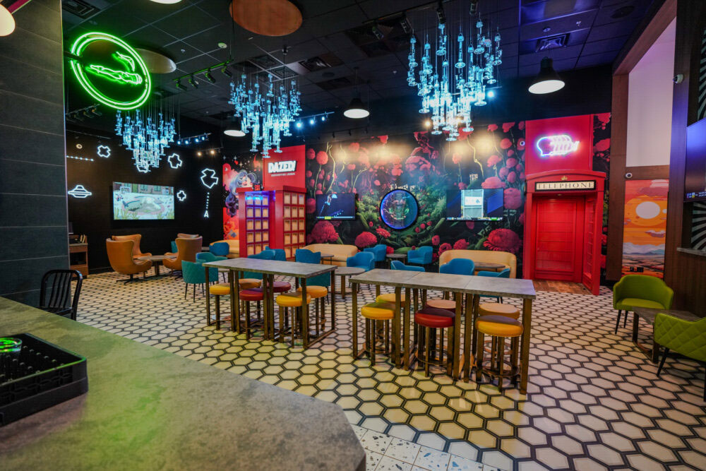 Dazed! Consumption Lounge interior at Planet 13